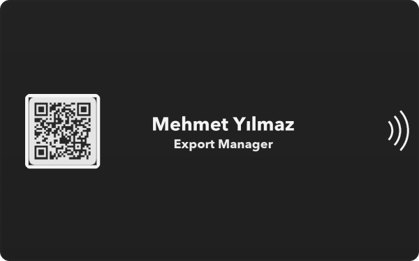 Delbig dijital ve NFC kartvizit görseli